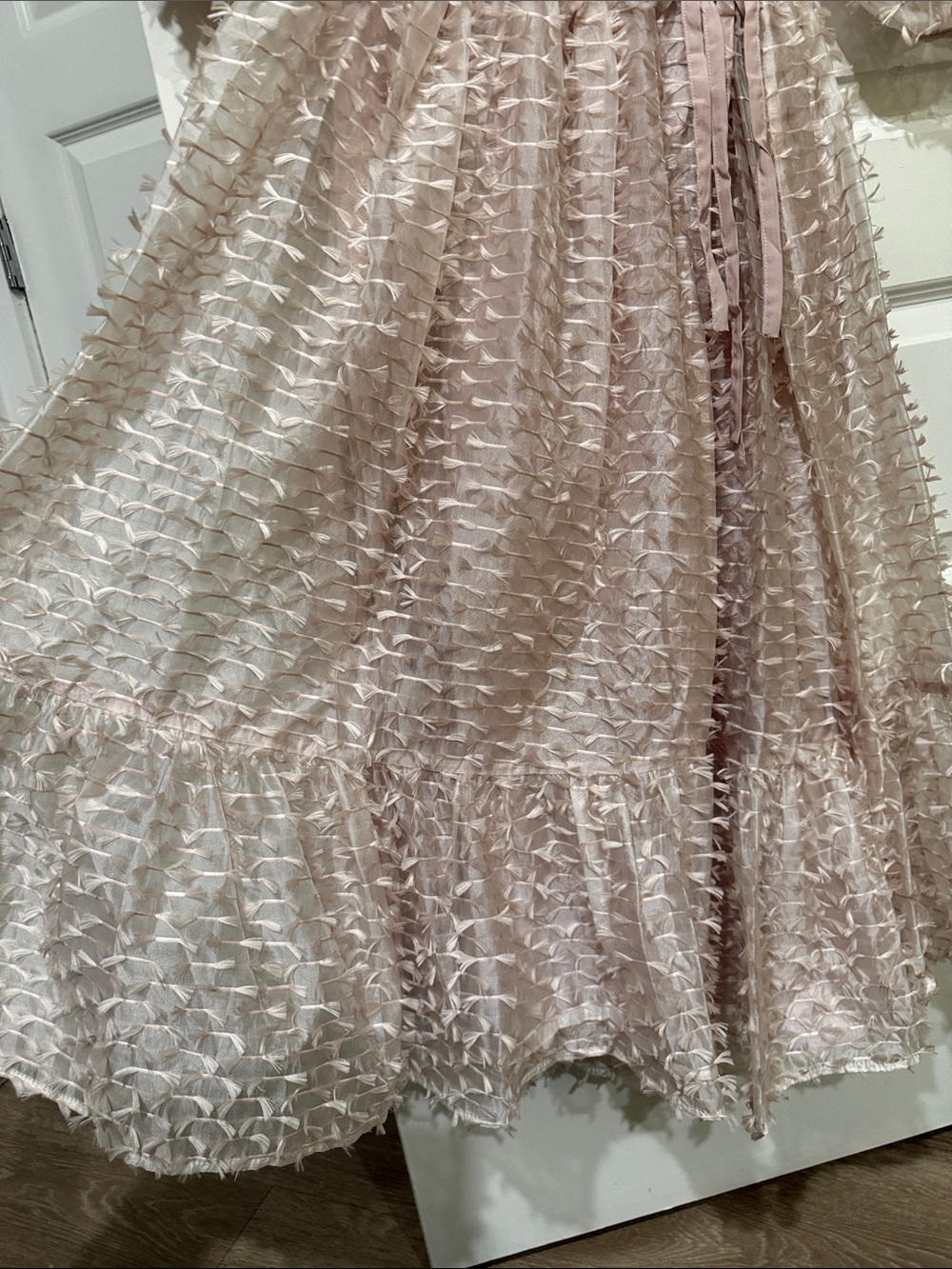 DREAM Sister Jane Fuss and Feathers Midi Wrap Dress NWT - Picture 4 of 8